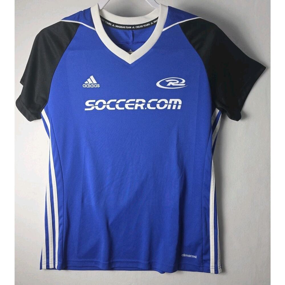 Adidas Climacool Men's Soccer Jersey Blue L #42 1997 MIADADAS TEAM CREATE YOURS